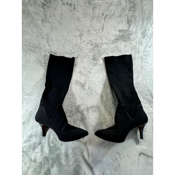 Donald J Pliner womens shoes 10M  Tracey Black Mid Calf Boots - Picture 7 of 16